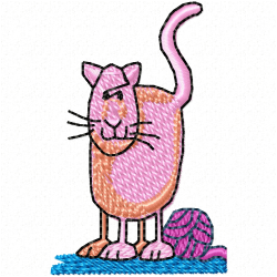 Cats Embroidery Design 10 Cats Embroidery Design 10